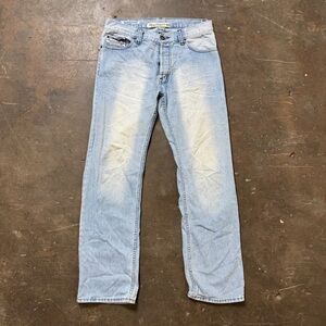 Diesel Light Wash Men's Straight Jeans